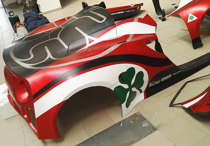 Alfa Romeo 4C - Wrapping Auto "Mg Furore AR1"