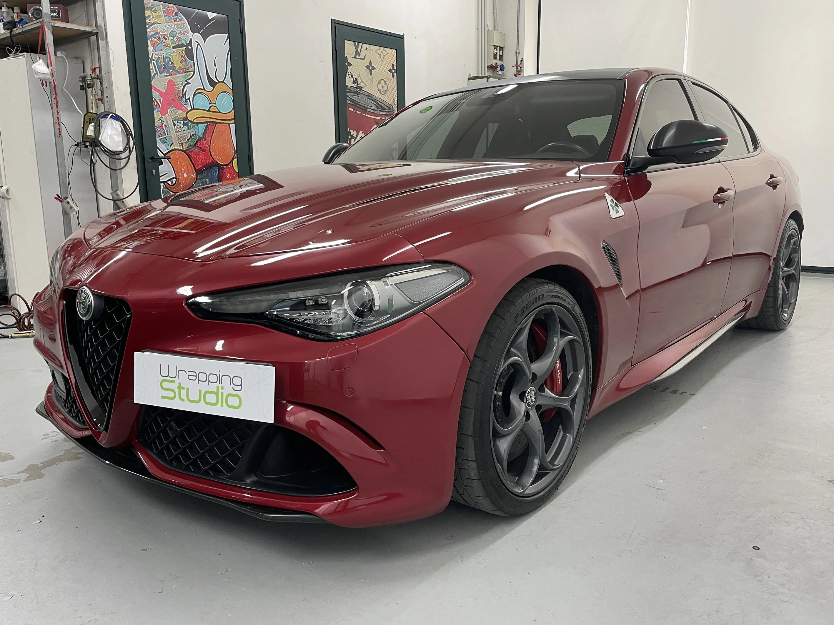 Alfa Romeo Giulia Quadrifoglio - Car Wrapping