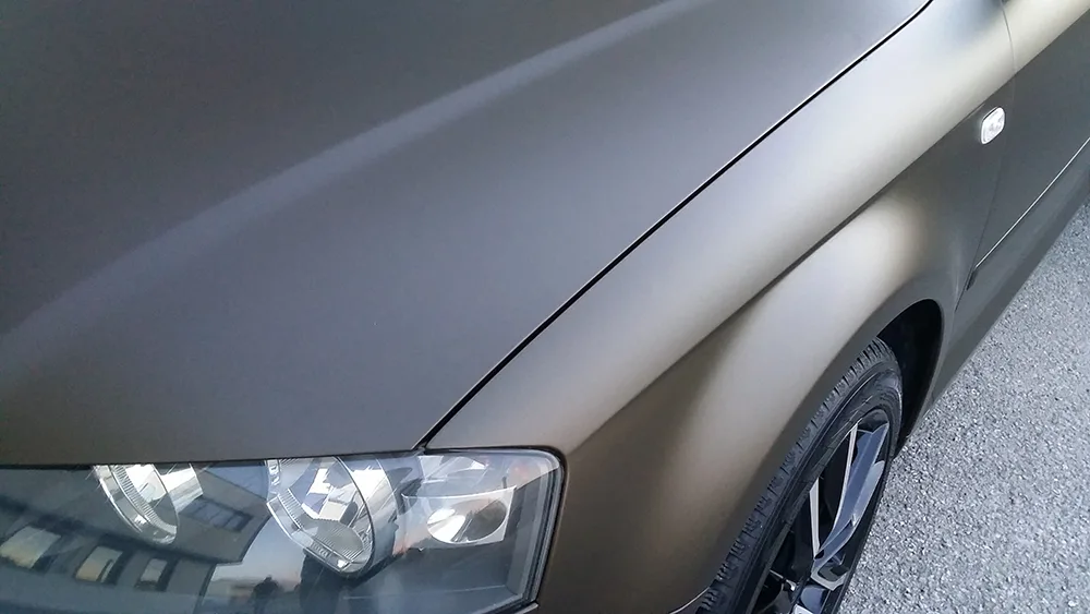 Audi A3 - Wrapping Auto "Brown Prestige" - Oscuramento Vetri