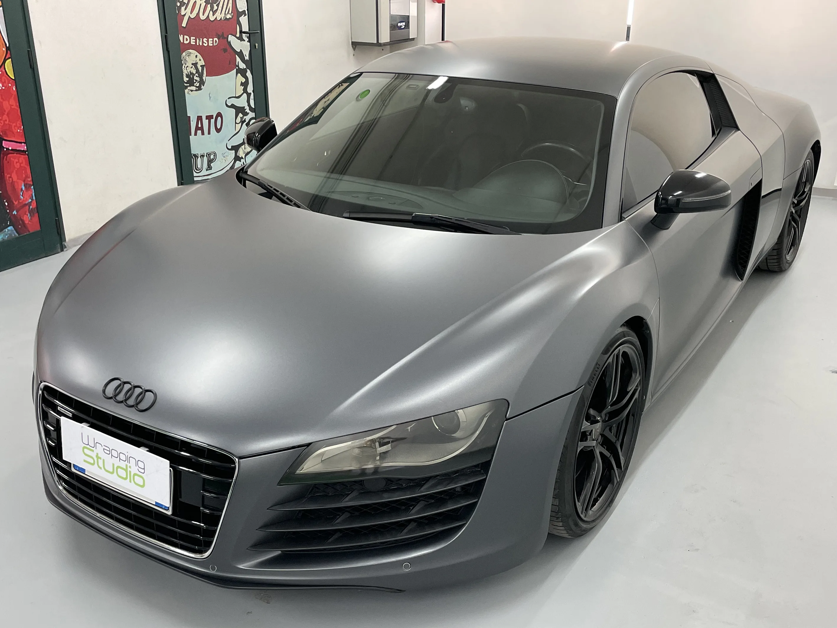 Audi R8 | Wrapping Matte Dark Charcoal