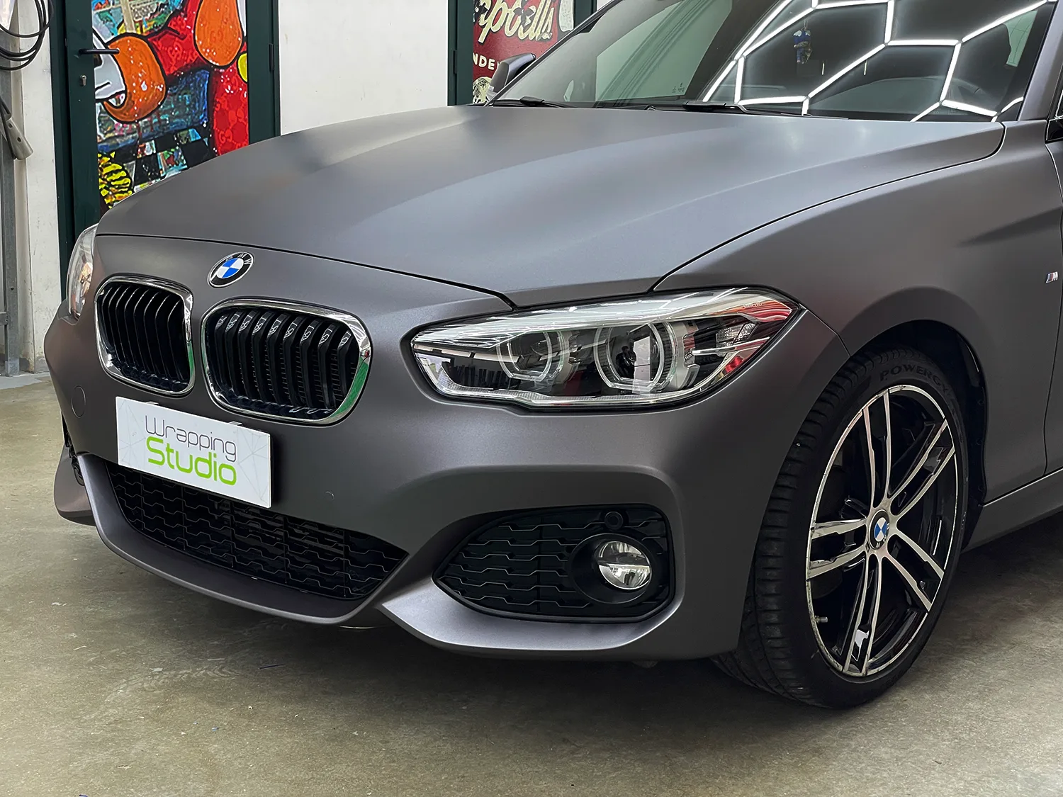 Bmw Serie 1 | Wrapping Matte Dark Gray