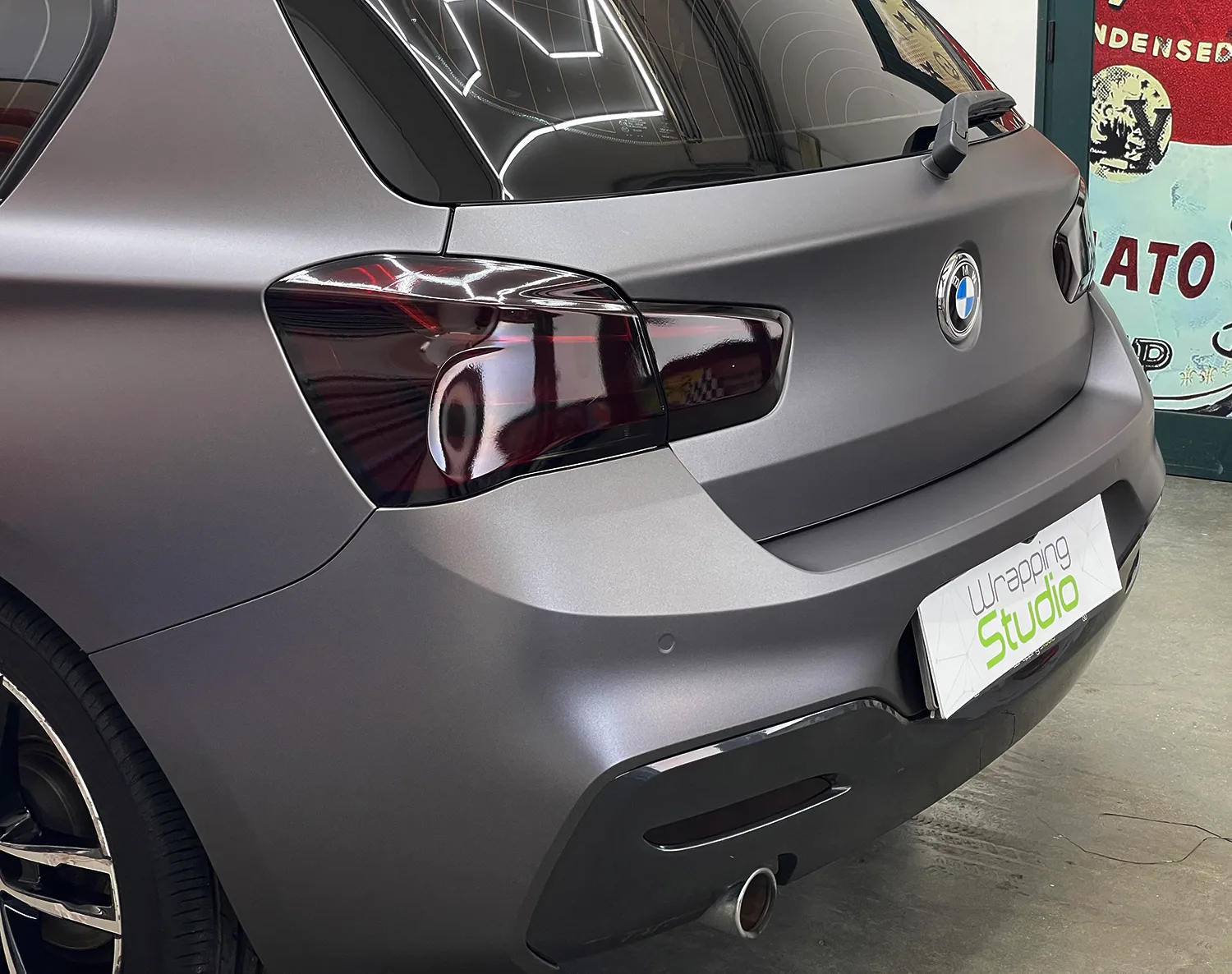 Bmw Serie 1 | Wrapping Matte Dark Gray