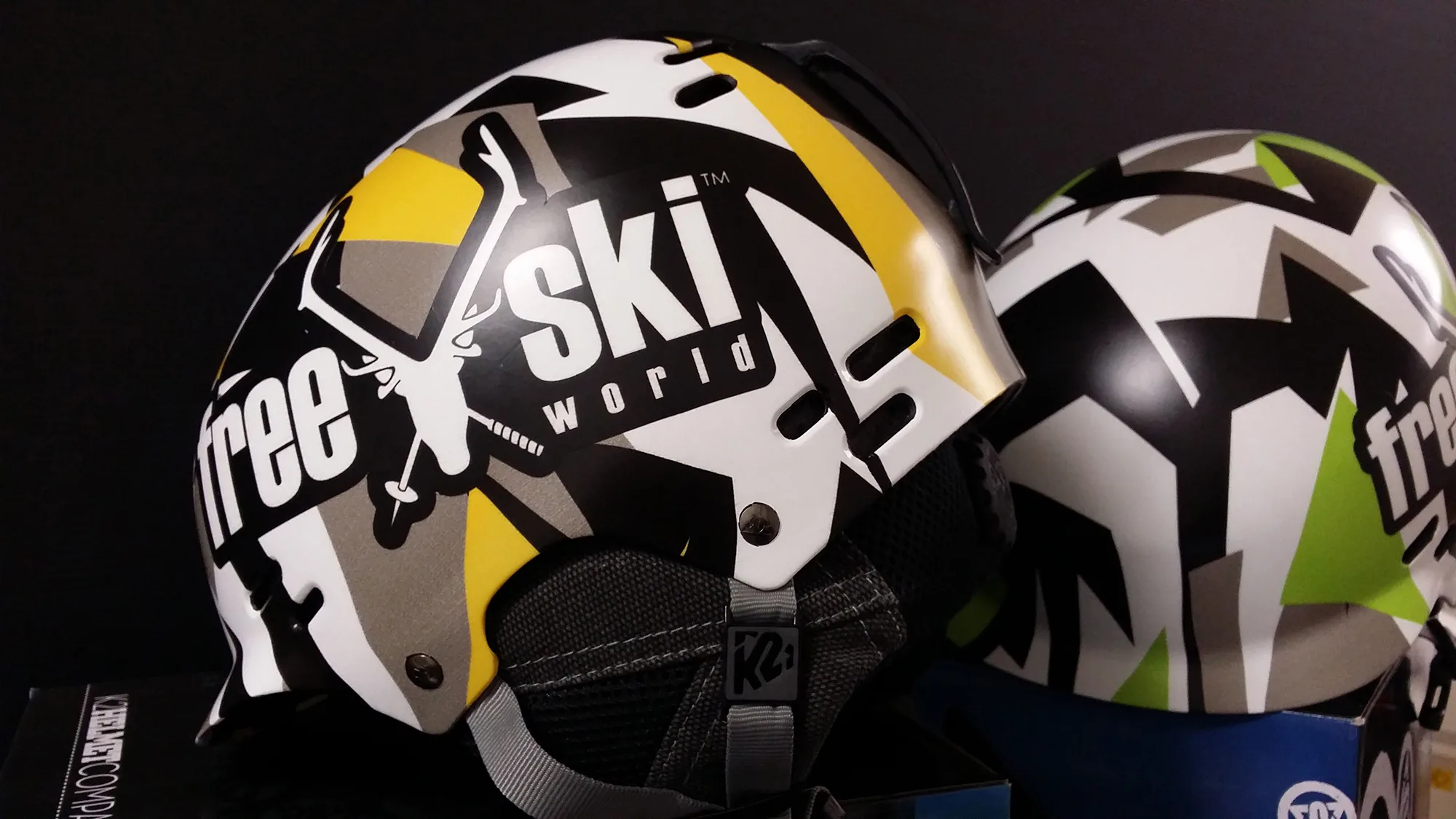 Elmetto Freeski world- Wrapping Mimetico