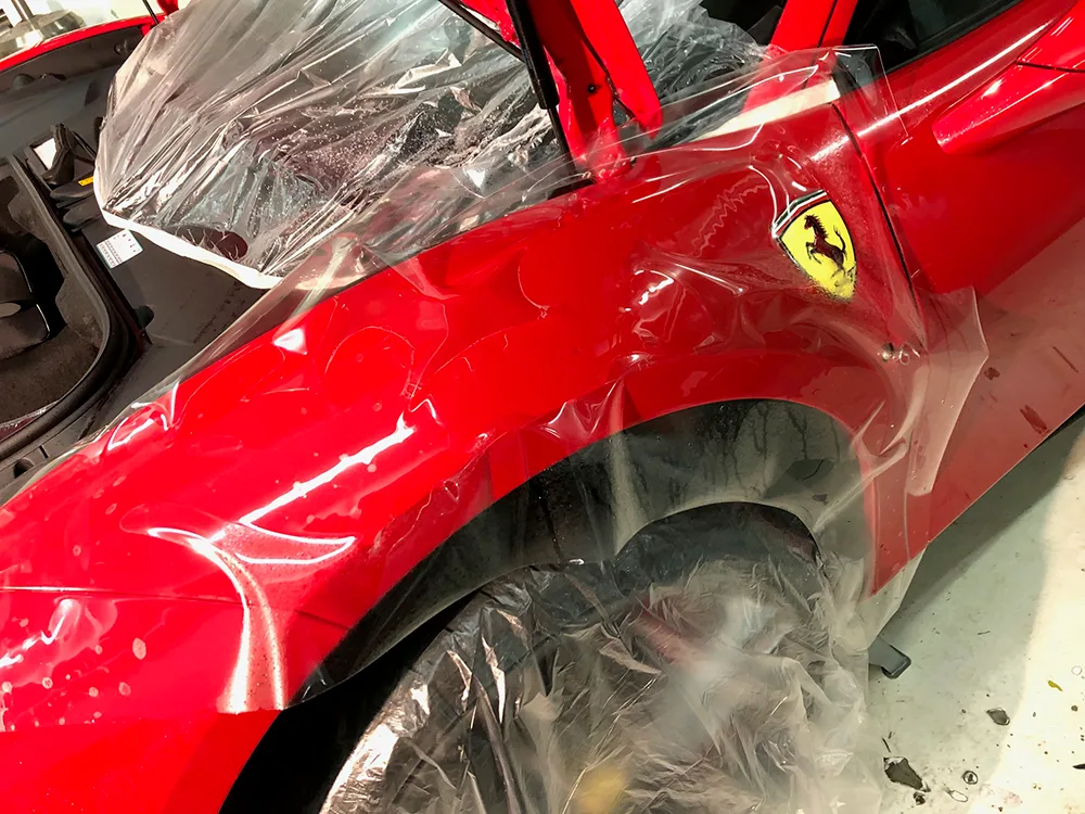 Ferrari 488 GTB - PPF Pellicola Antisasso