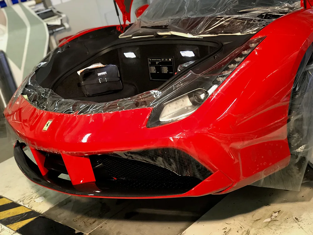 Ferrari 488 GTB - PPF Pellicola Antisasso