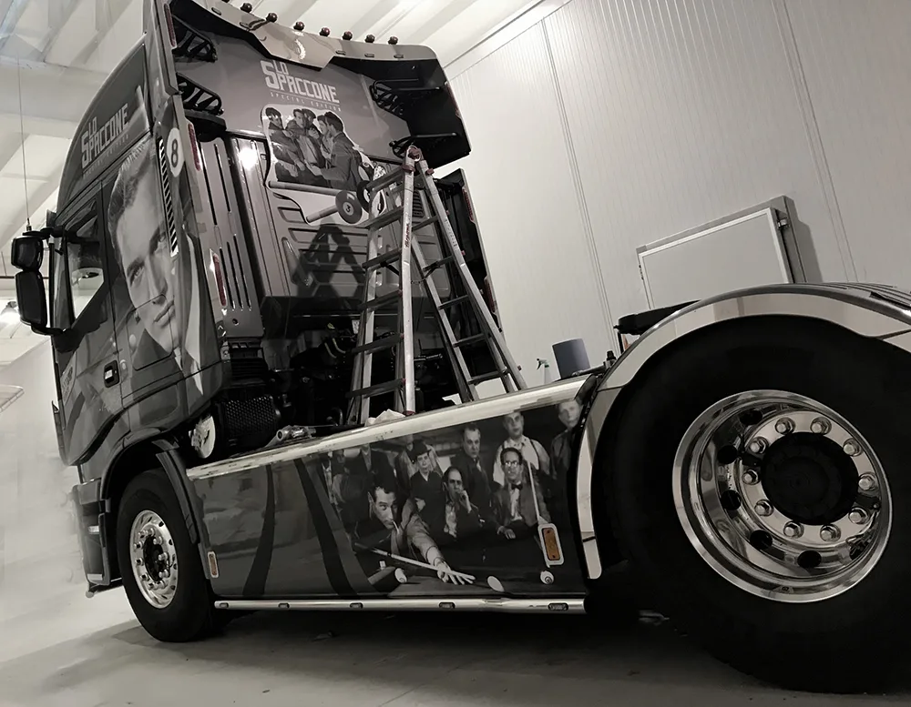 Iveco Stralis XP 510 - Pellicola Personalizzata Lo Spaccone