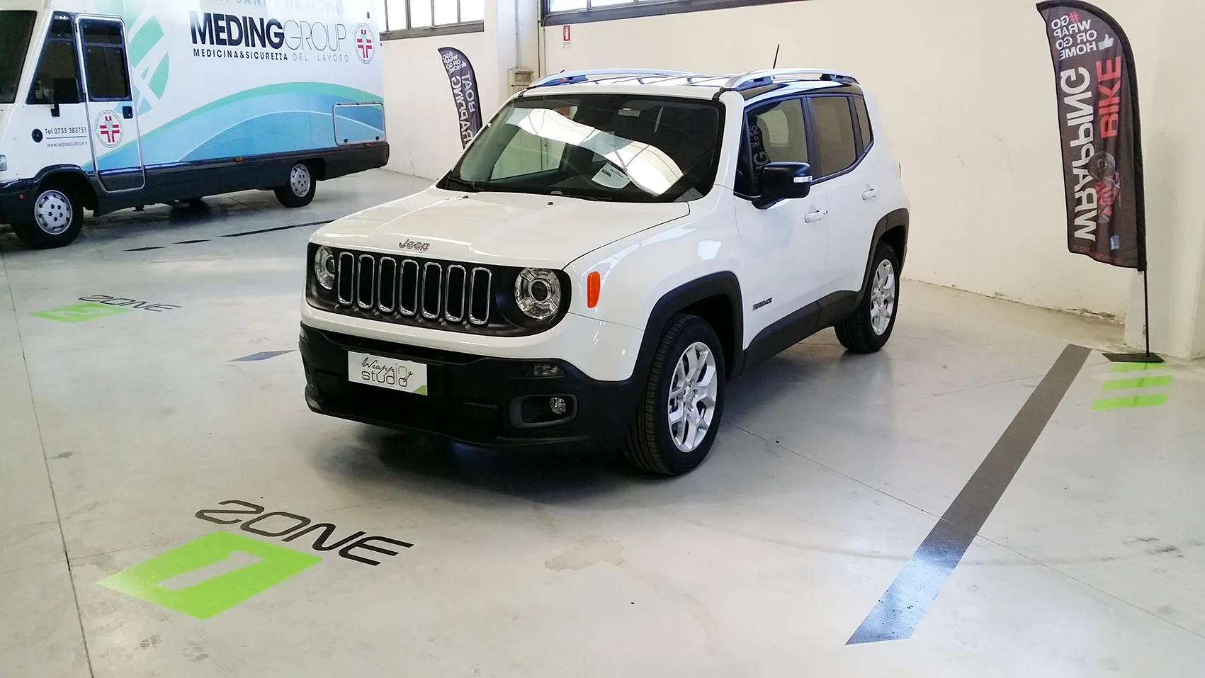 Jeep Renegade  -Wrapping Tettino Nero Lucido