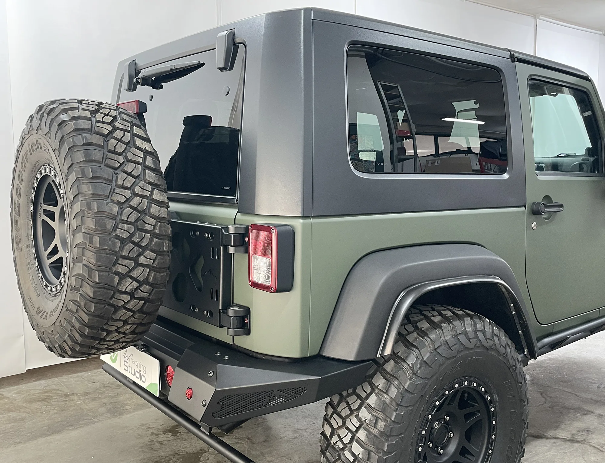 Jeep Wrangler Rubicon | Wrapping Military Green