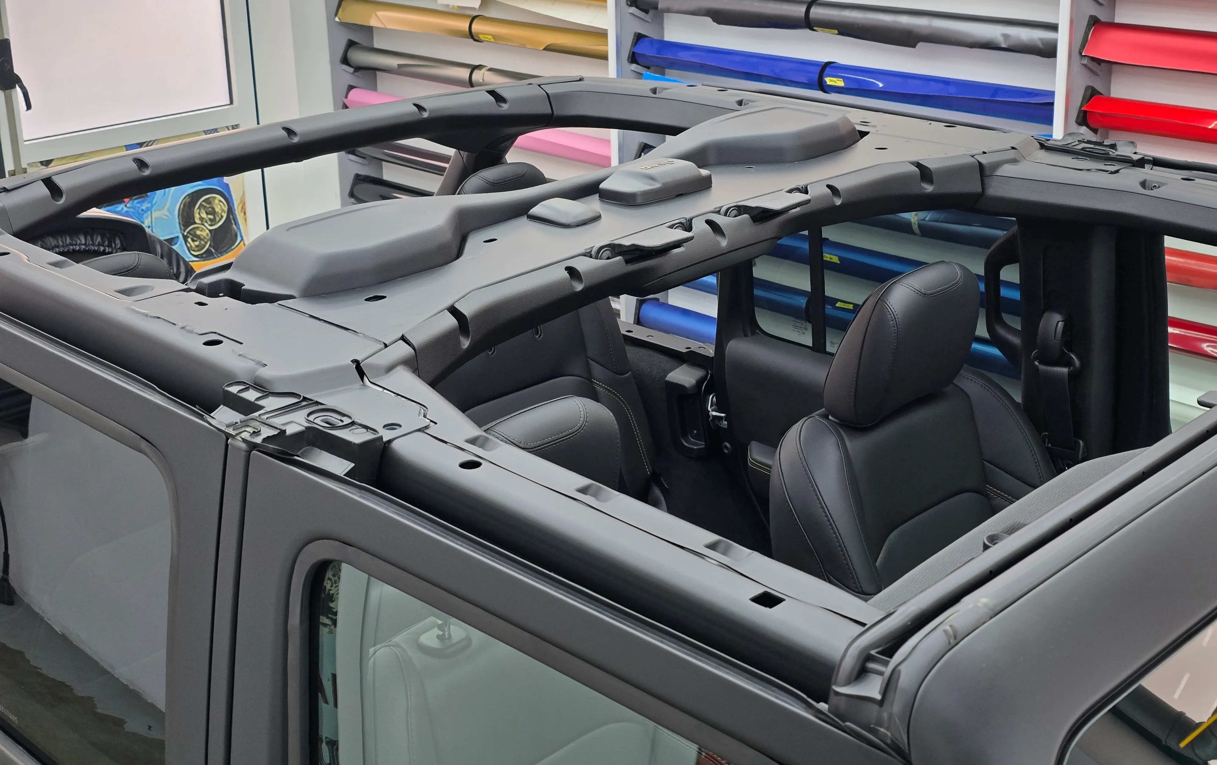Jeep Wrangler Sahara | Wrapping Matte Deep Black