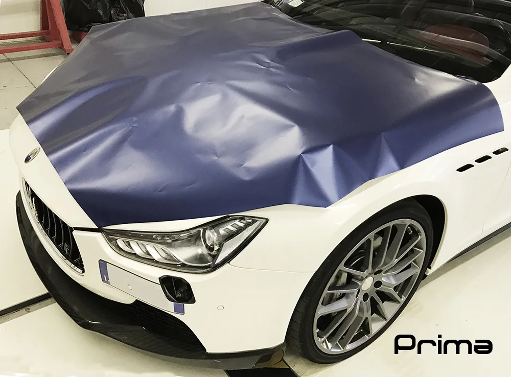 Maserati Ghibli - Wrapping Auto "Deep Ocean Blue"