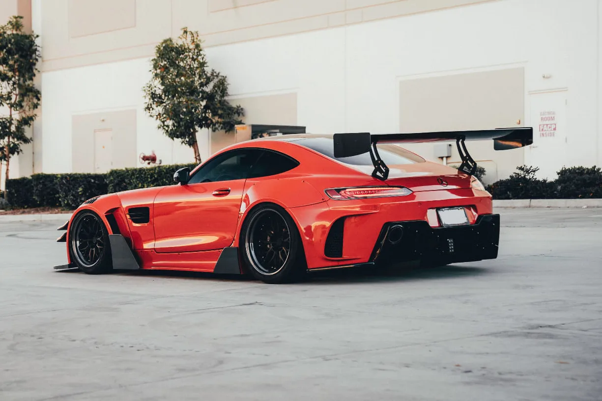 Mercedes AMG GT | Wrapping Lava Orange | Super Gloss Film