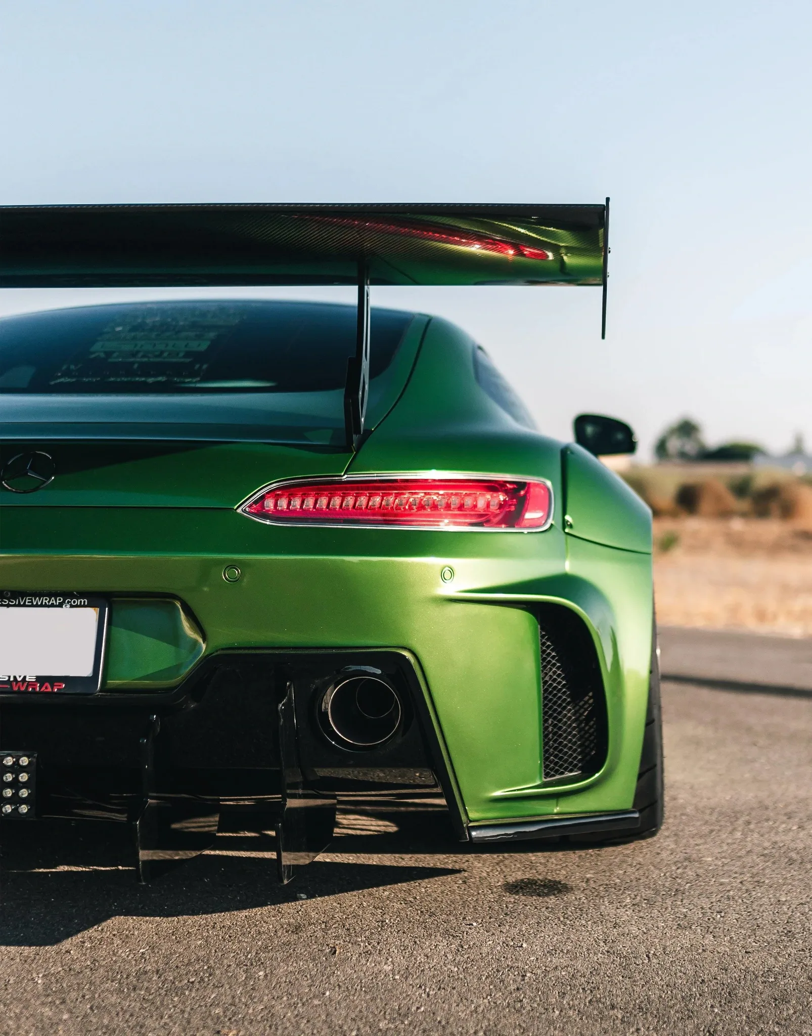 Mercedes AMG GT | Wrapping Metallic Mamba Green | Super Gloss Film