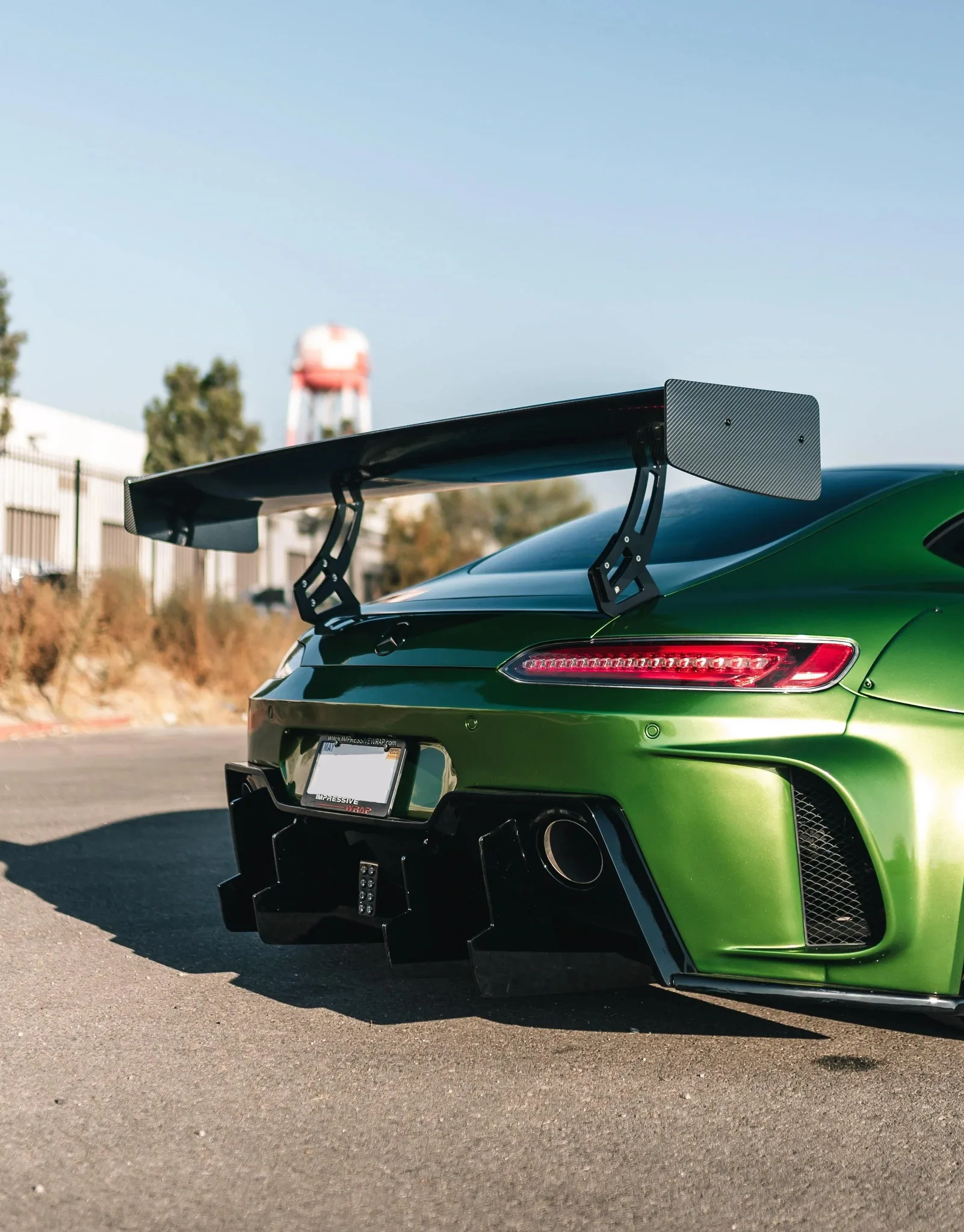 Mercedes AMG GT | Wrapping Metallic Mamba Green | Super Gloss Film