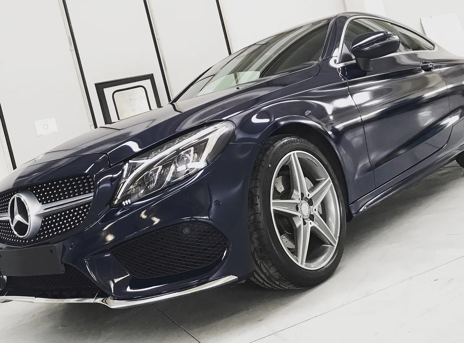 Mercedes c220d - Pellicola Auto 3M " Blue Boat "