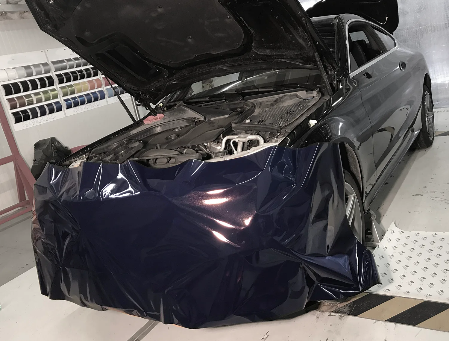 Mercedes c220d - Pellicola Auto 3M " Blue Boat "
