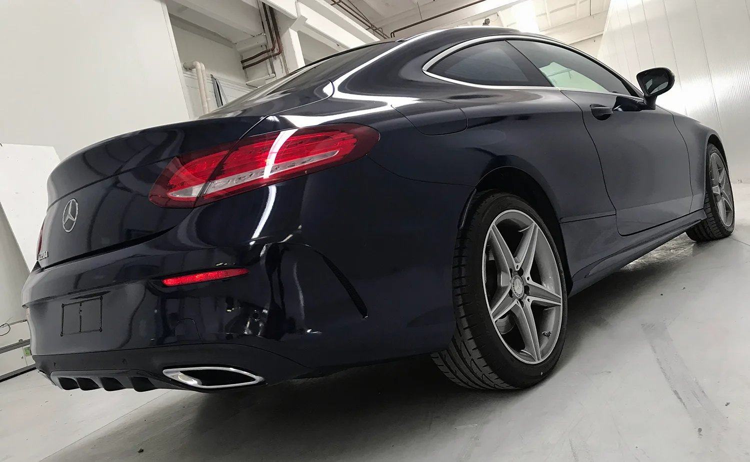 Mercedes c220d - Pellicola Auto 3M " Blue Boat "