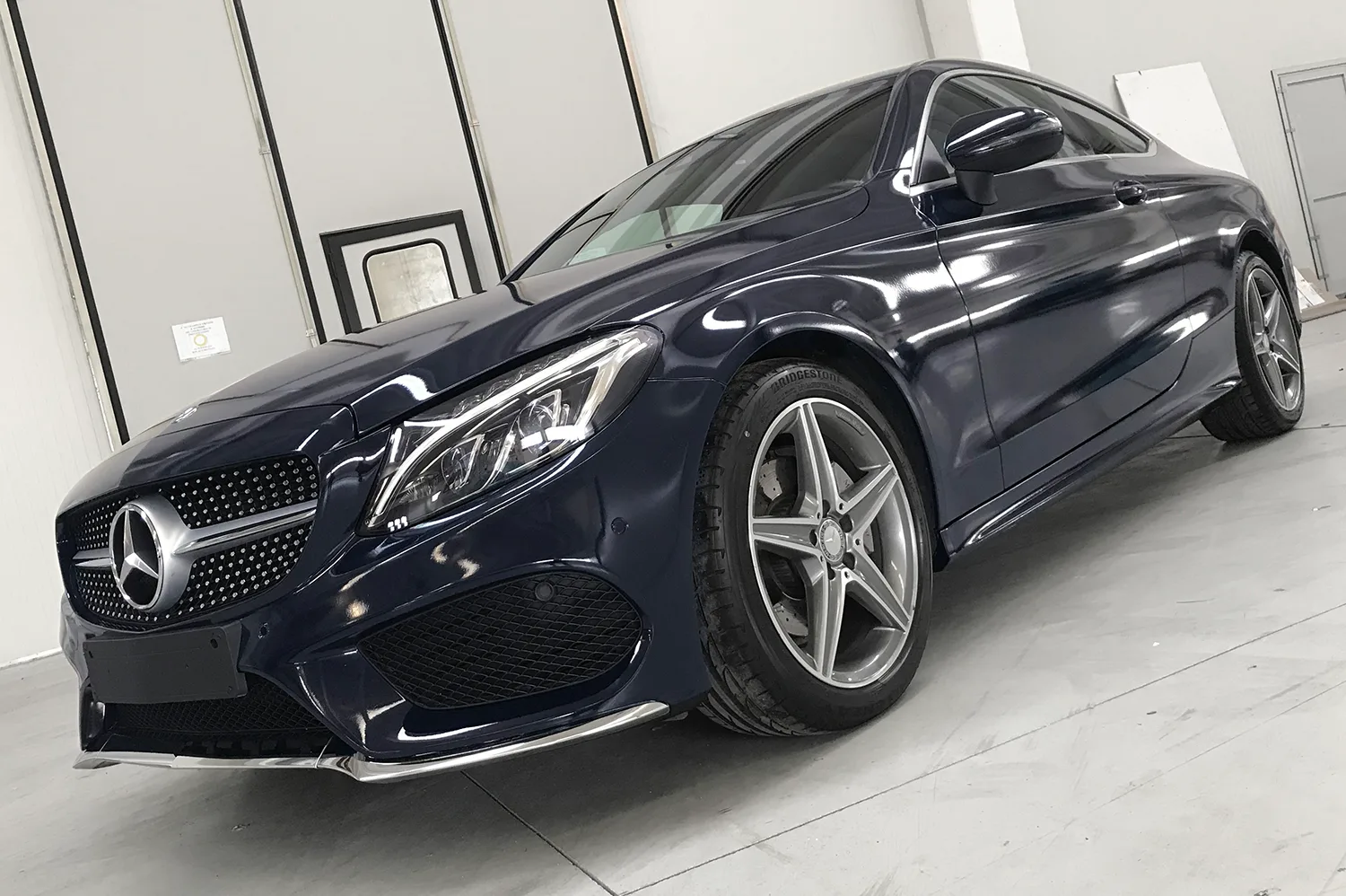 Mercedes c220d - Pellicola Auto 3M " Blue Boat "