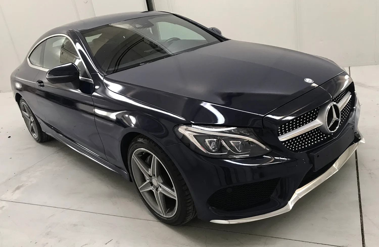 Mercedes c220d - Pellicola Auto 3M " Blue Boat "