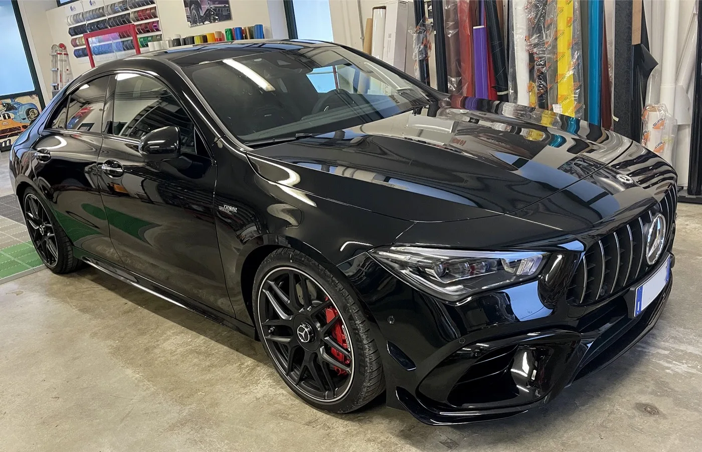 Mercedes CLA 45s AMG | Wrapping Super Gloss Purple