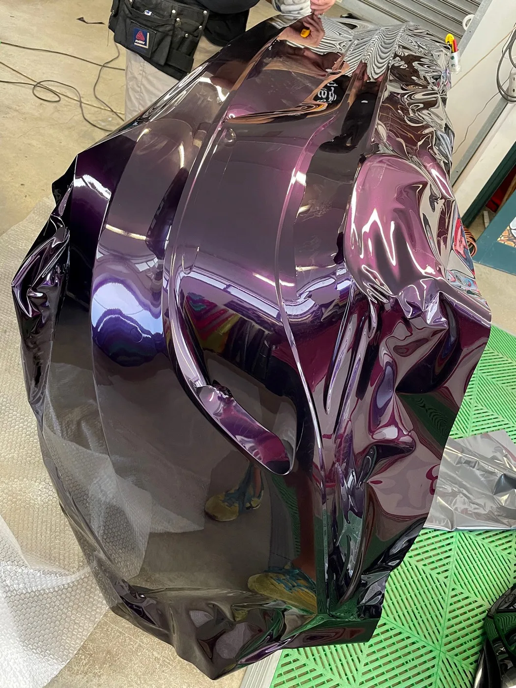 Mercedes CLA 45s AMG | Wrapping Super Gloss Purple