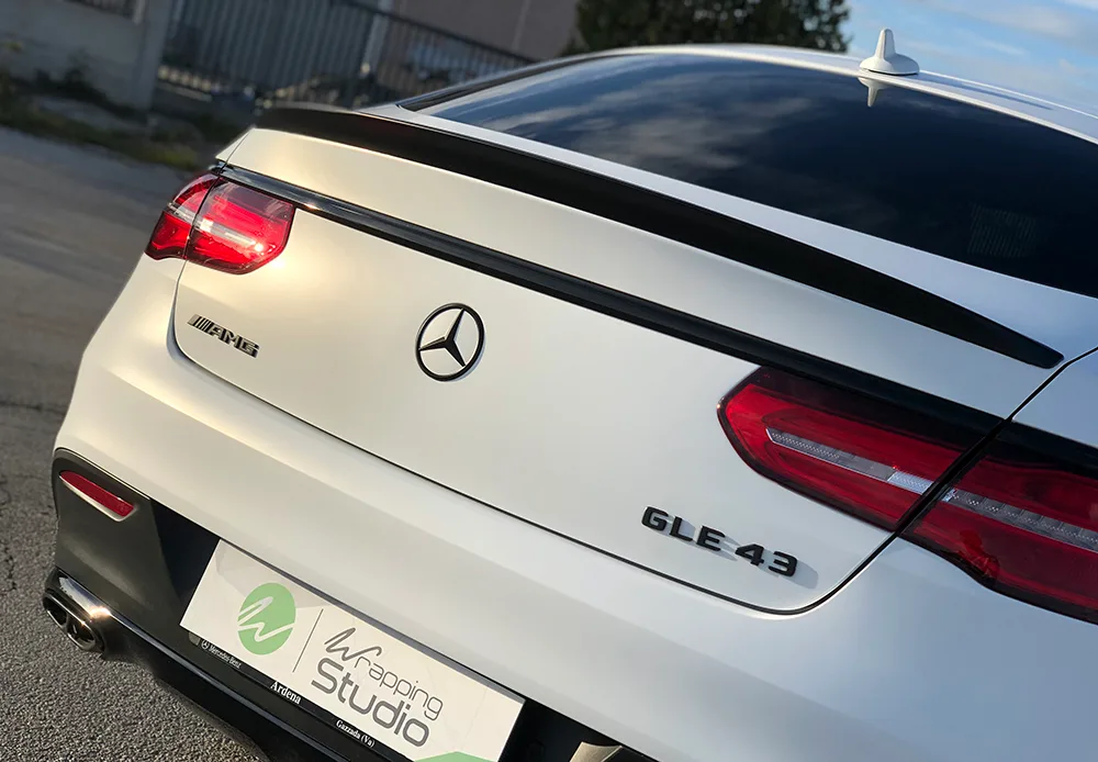 Mercedes GLE 43 AMG - Wrapping 3M Satin Frozen Vanilla