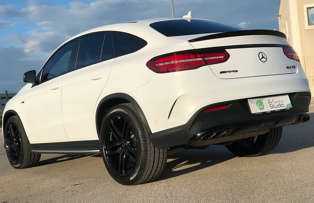 Mercedes GLE 43 AMG - Wrapping 3M Satin Frozen Vanilla