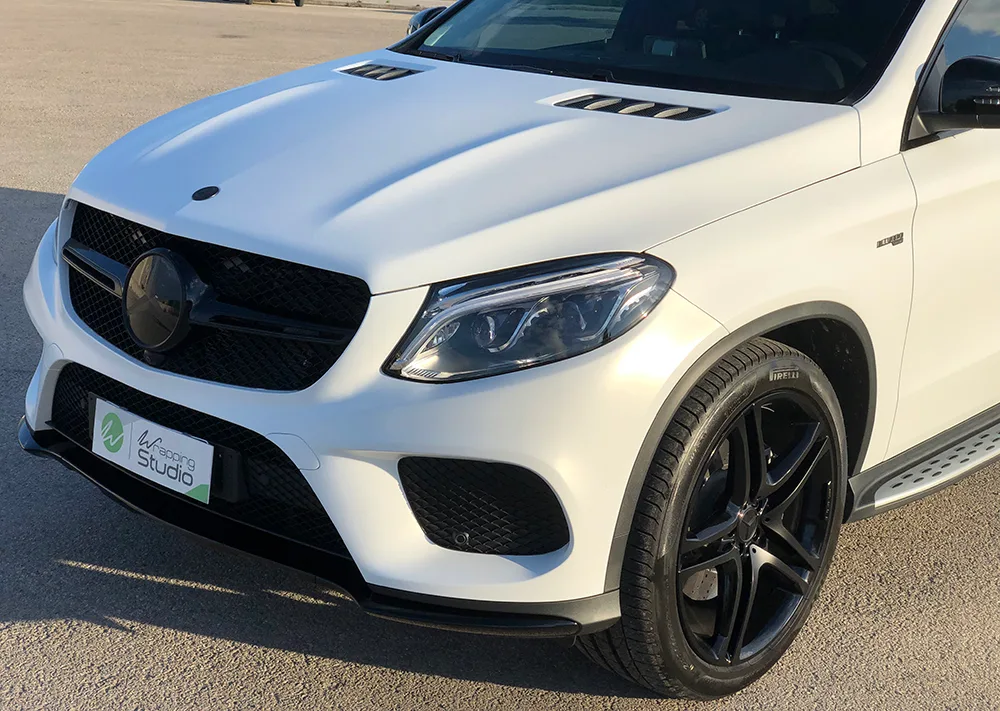 Mercedes GLE 43 AMG - Wrapping 3M Satin Frozen Vanilla