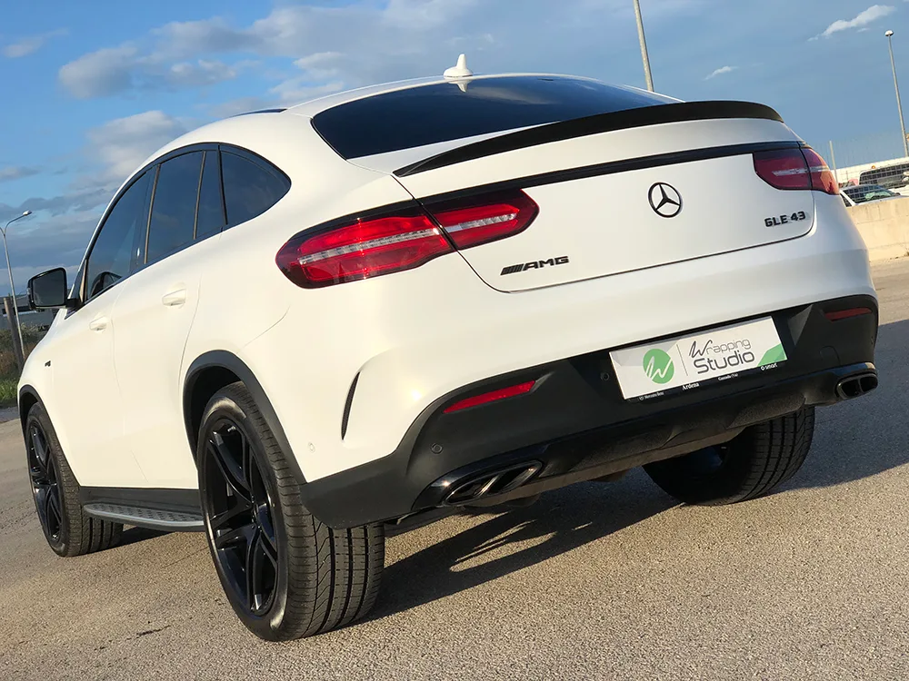 Mercedes GLE 43 AMG - Wrapping 3M Satin Frozen Vanilla