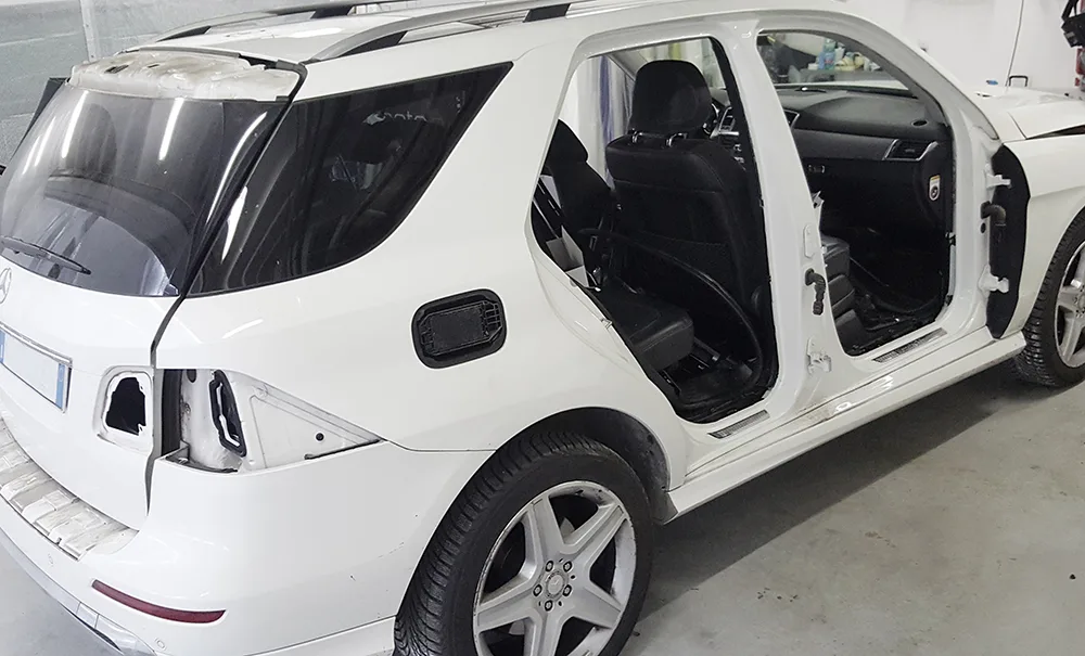 Mercedes ML - Pellicola Auto "Nero Opaco"