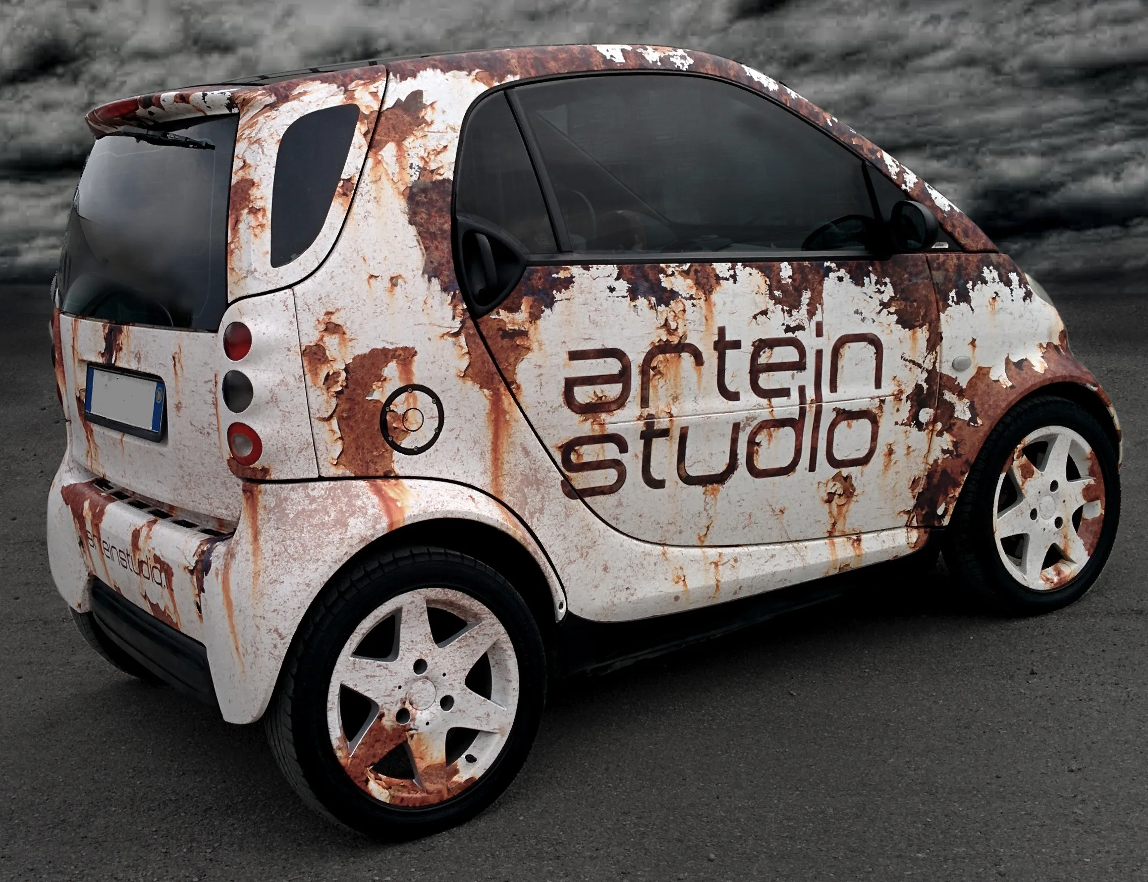 Mercedes Smart - Pellicola Auto Effetto Ruggine