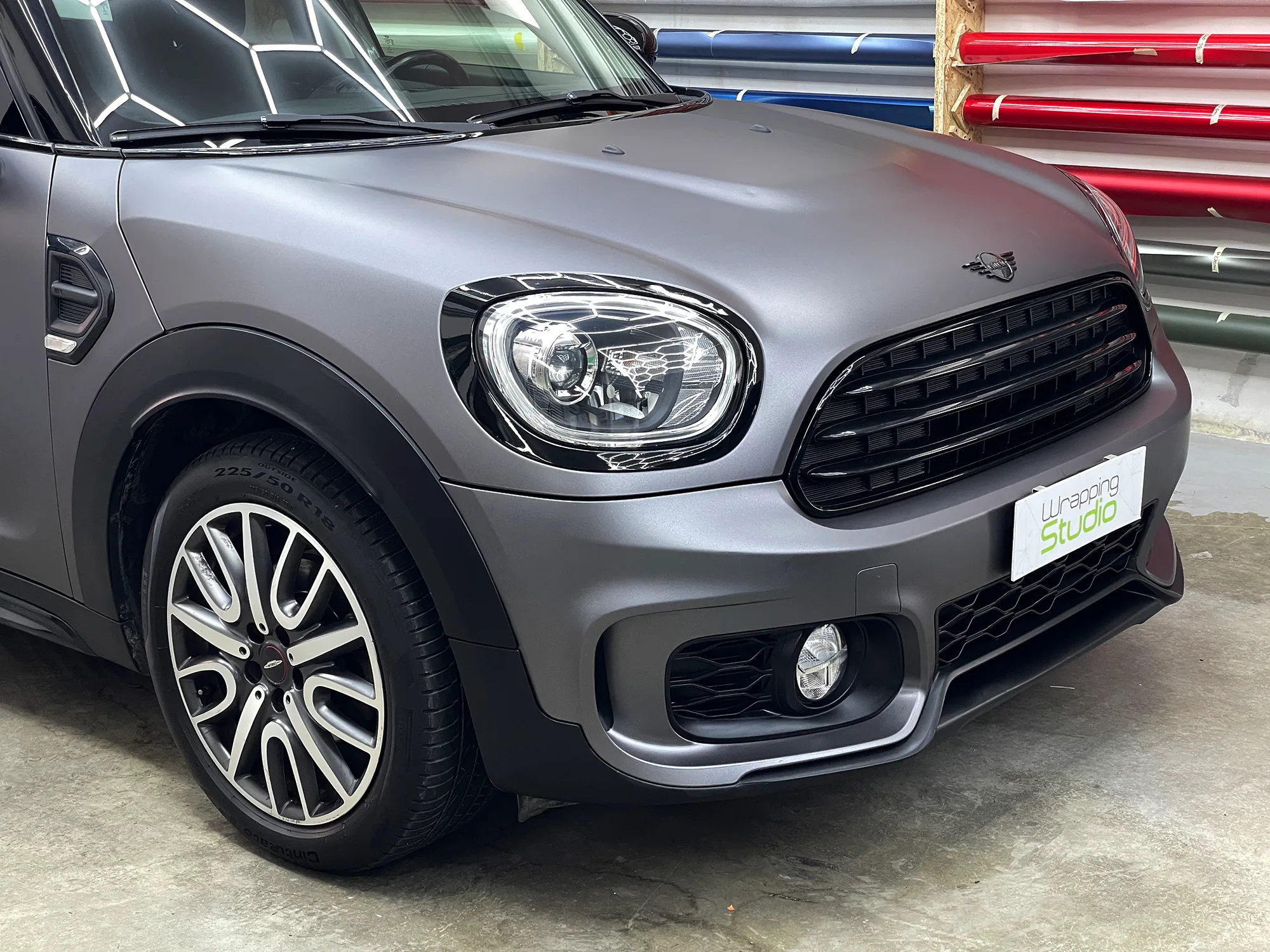 Mini Countryman | Wrapping Matte Dark Gray
