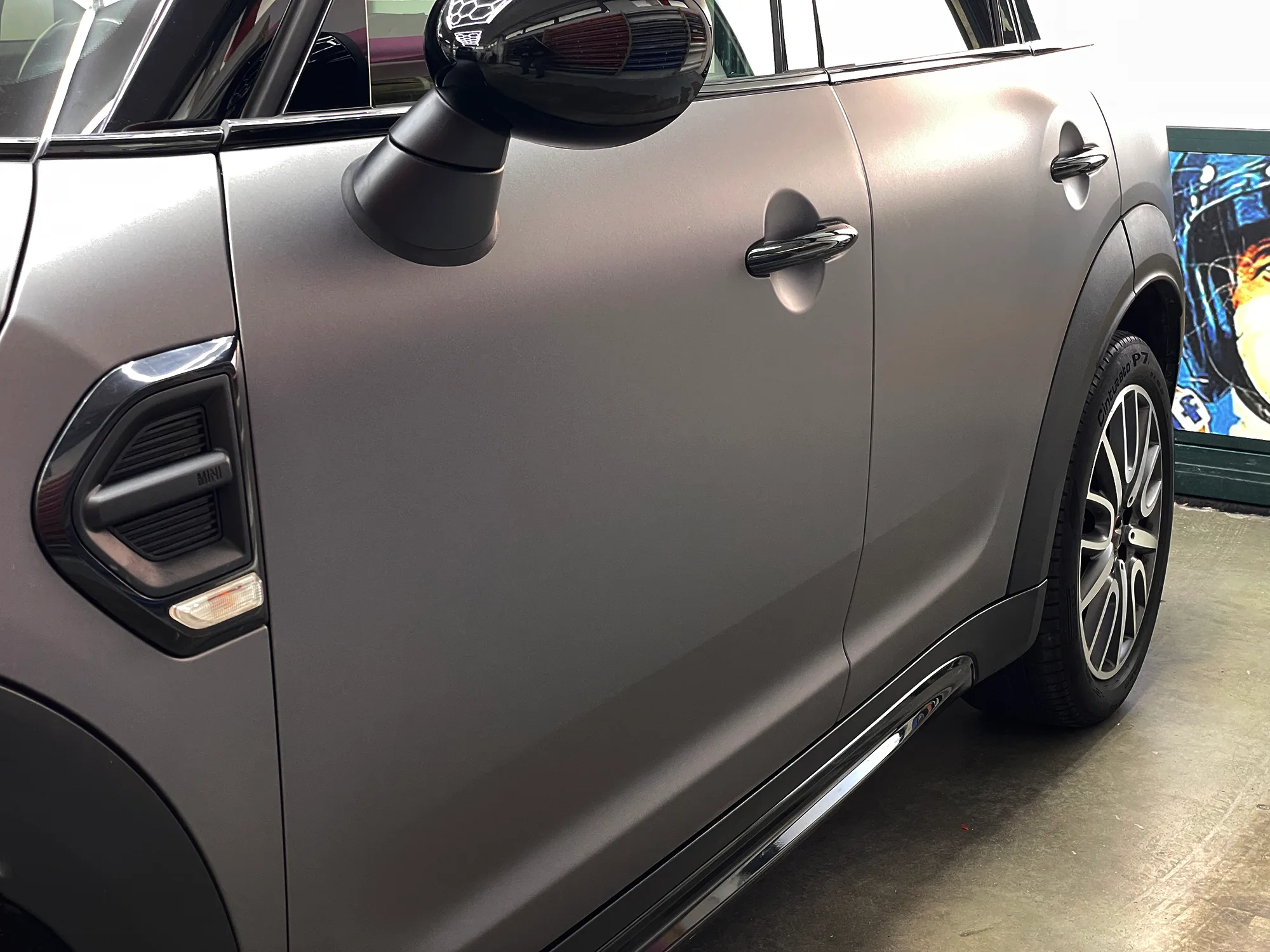 Mini Countryman | Wrapping Matte Dark Gray