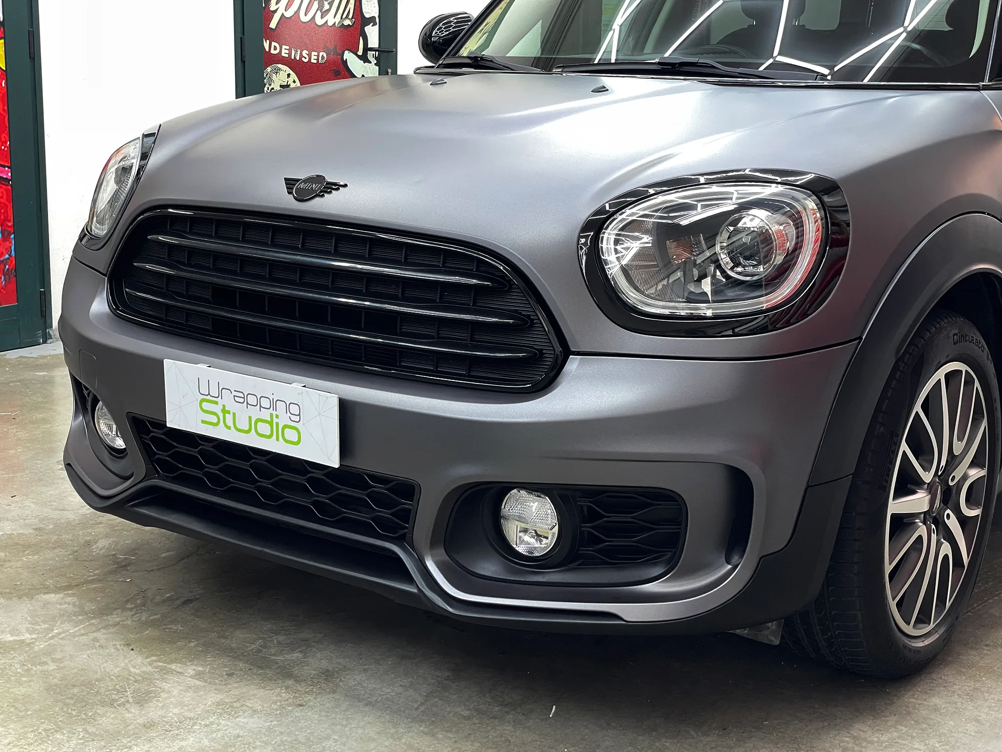 Mini Countryman | Wrapping Matte Dark Gray