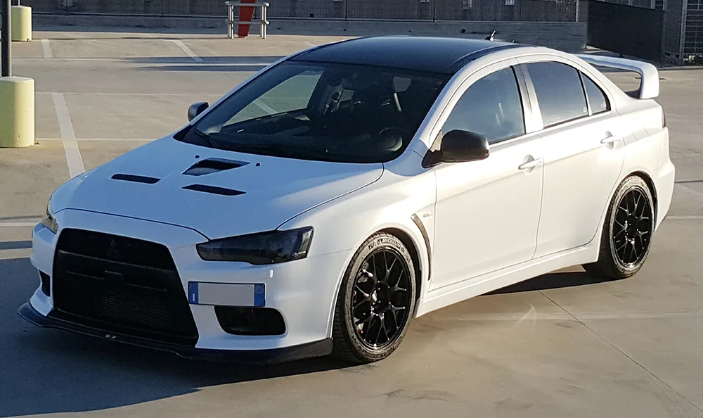 Mitsubishi Lancer Evo X - Pellicola Auto 3M "Satin Frozen Vanilla"