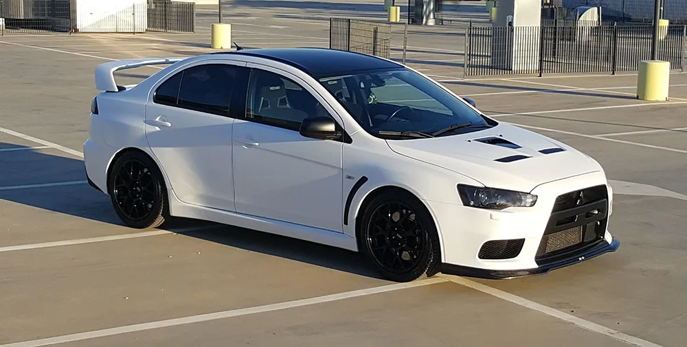 Mitsubishi Lancer Evo X - Pellicola Auto 3M "Satin Frozen Vanilla"