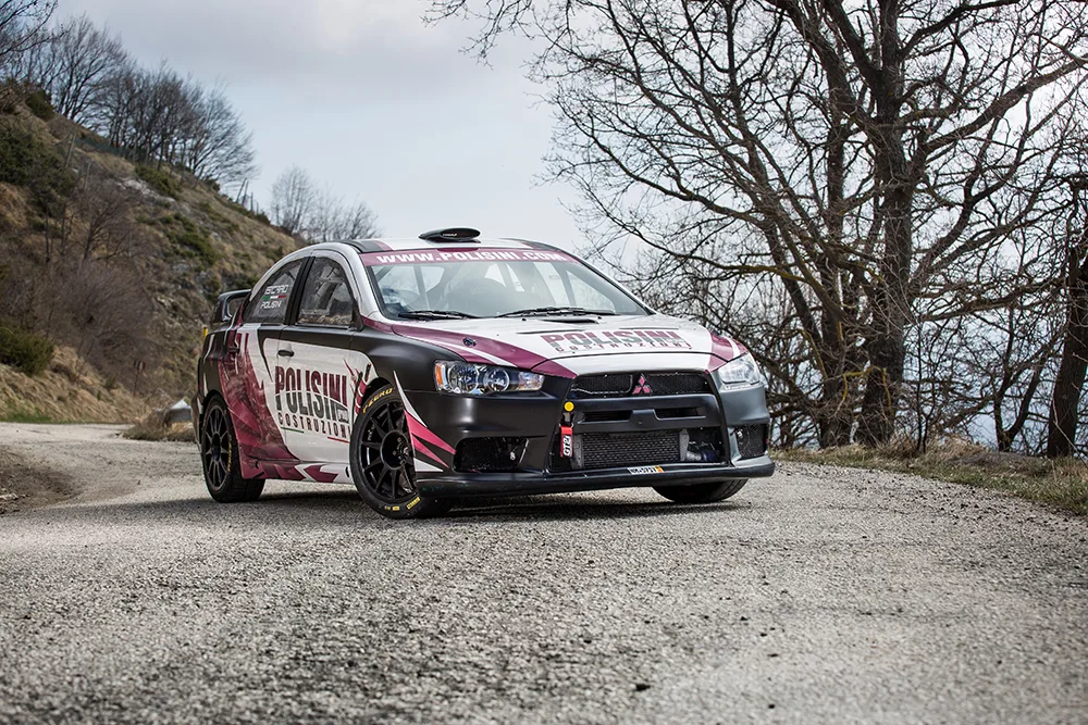 Mitsubishi Lancer Evolution X | Livrea Personalizzata Polisini Group