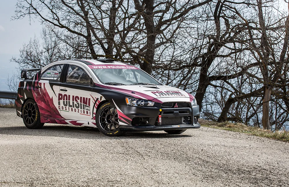 Mitsubishi Lancer Evolution X | Livrea Personalizzata Polisini Group