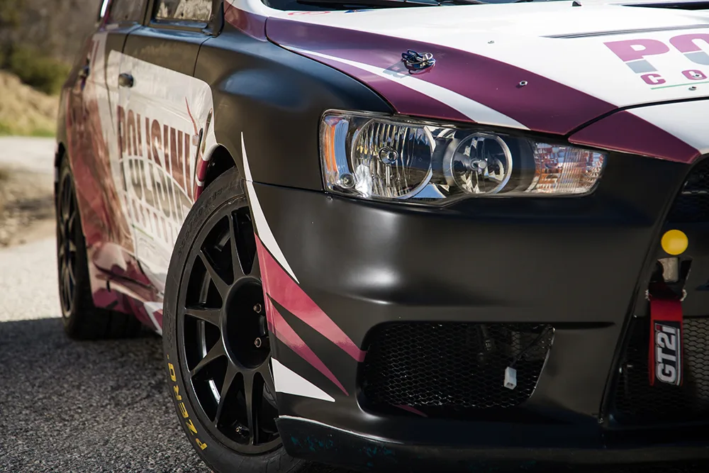 Mitsubishi Lancer Evolution X | Livrea Personalizzata Polisini Group