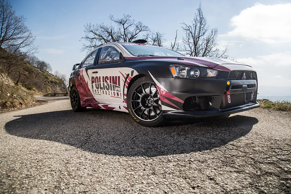 Mitsubishi Lancer Evolution X | Livrea Personalizzata Polisini Group