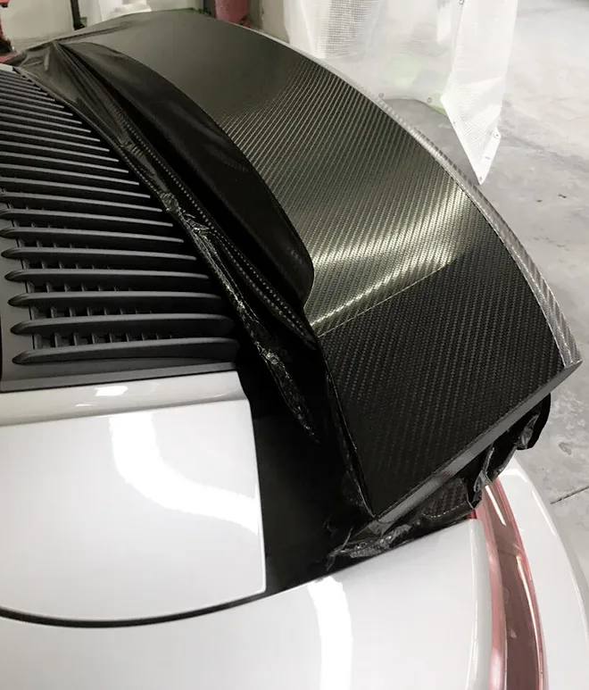 Porsche 911 Carrera 4 GTS - Wrapping Spioler + Paint Protection Film