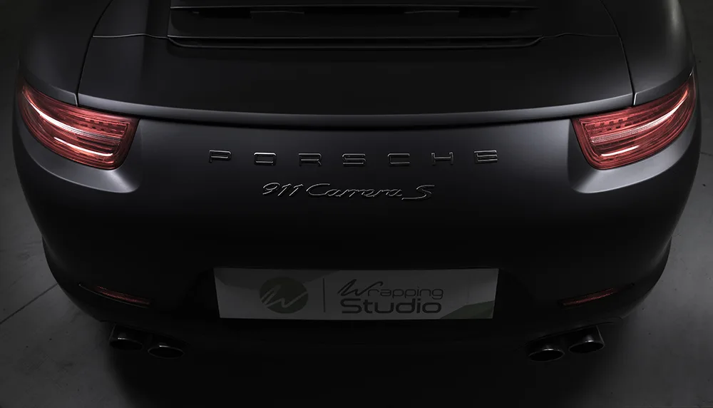 Porsche 911 Carrera S - Pellicola Auto 3M " Nero Opaco "