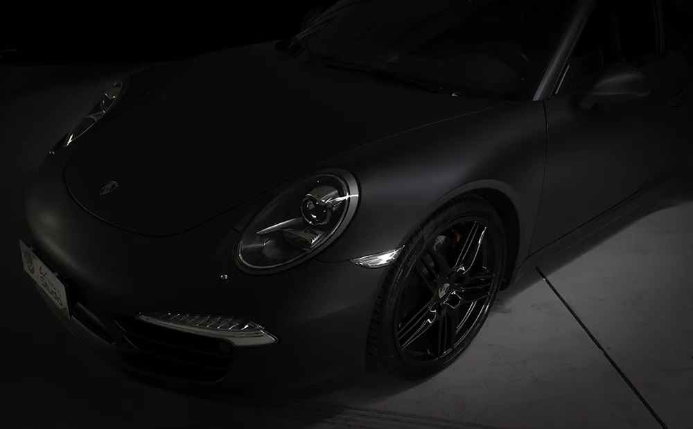 Porsche 911 Carrera S - Pellicola Auto 3M " Nero Opaco "