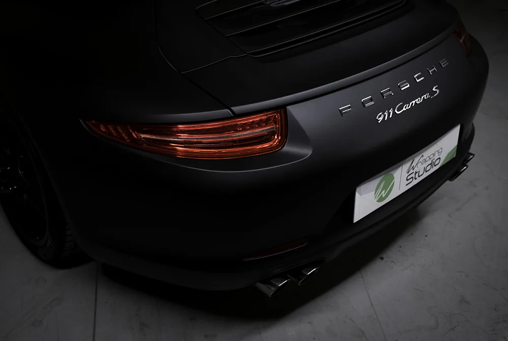 Porsche 911 Carrera S - Pellicola Auto 3M " Nero Opaco "