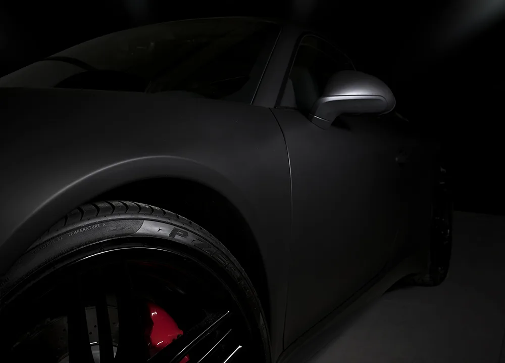 Porsche 911 Carrera S - Pellicola Auto 3M " Nero Opaco "