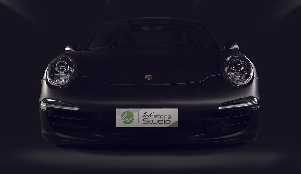 Porsche 911 Carrera S - Pellicola Auto 3M " Nero Opaco "