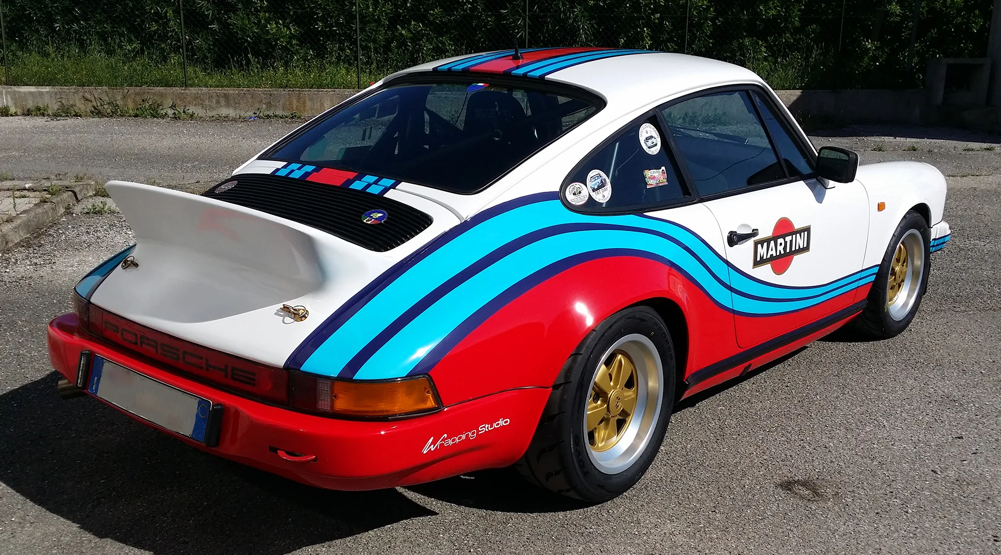 Porsche 911 SC - Car Wrapping replica Martini