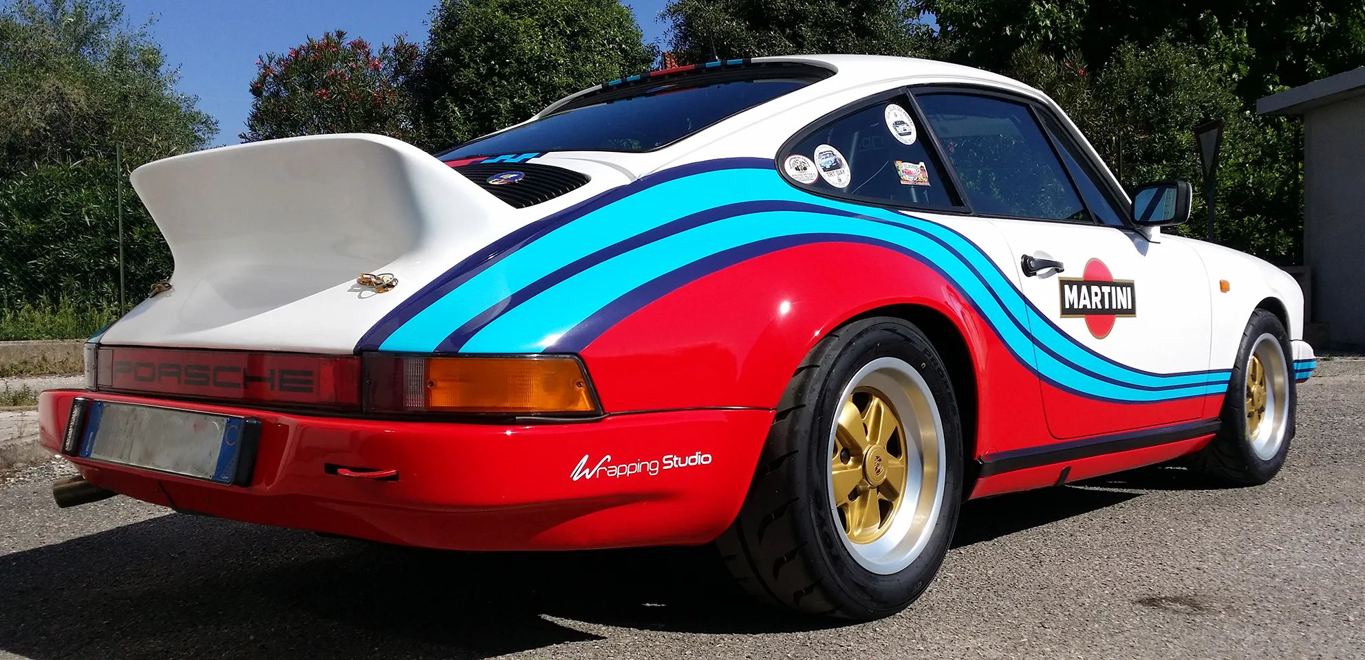 Porsche 911 SC - Car Wrapping replica Martini