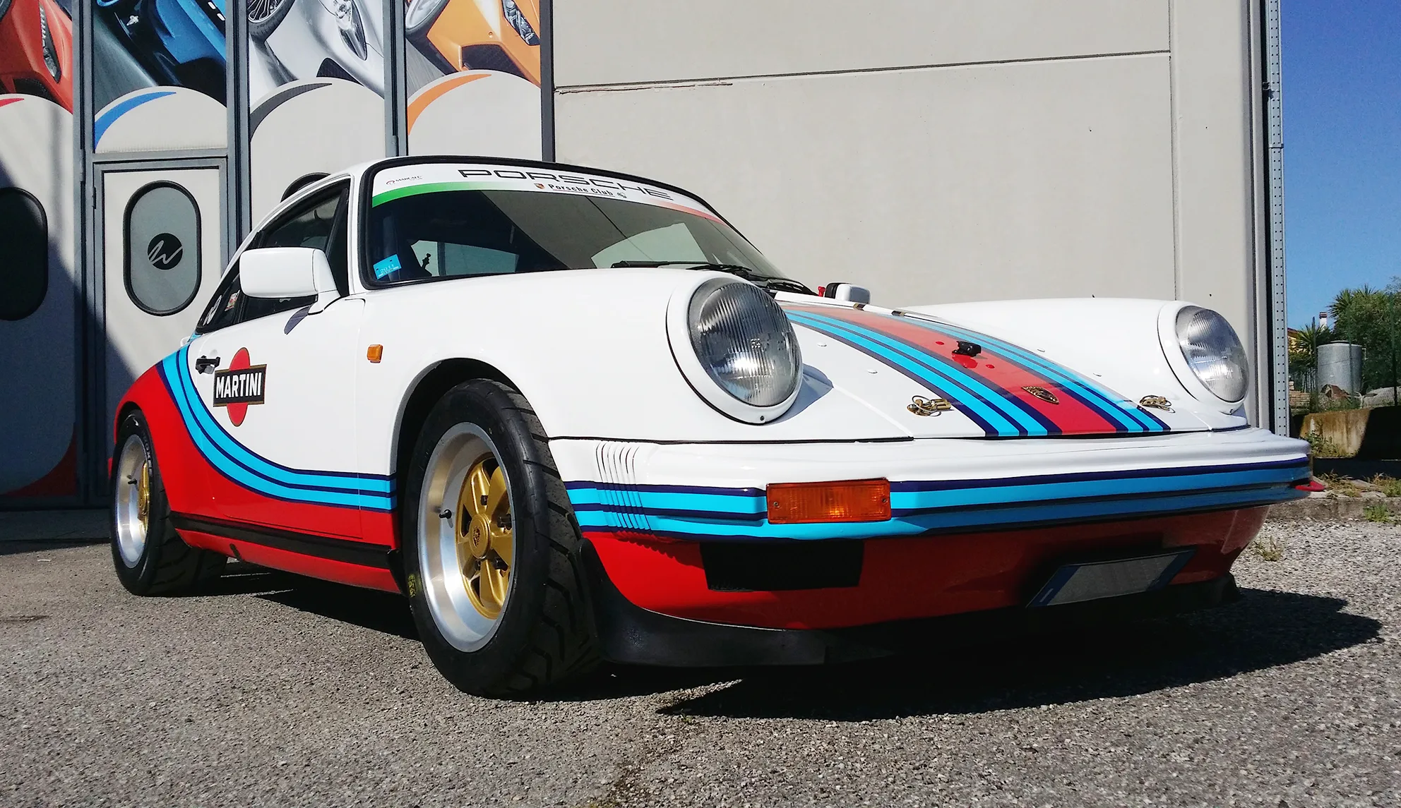 Porsche 911 SC - Car Wrapping replica Martini