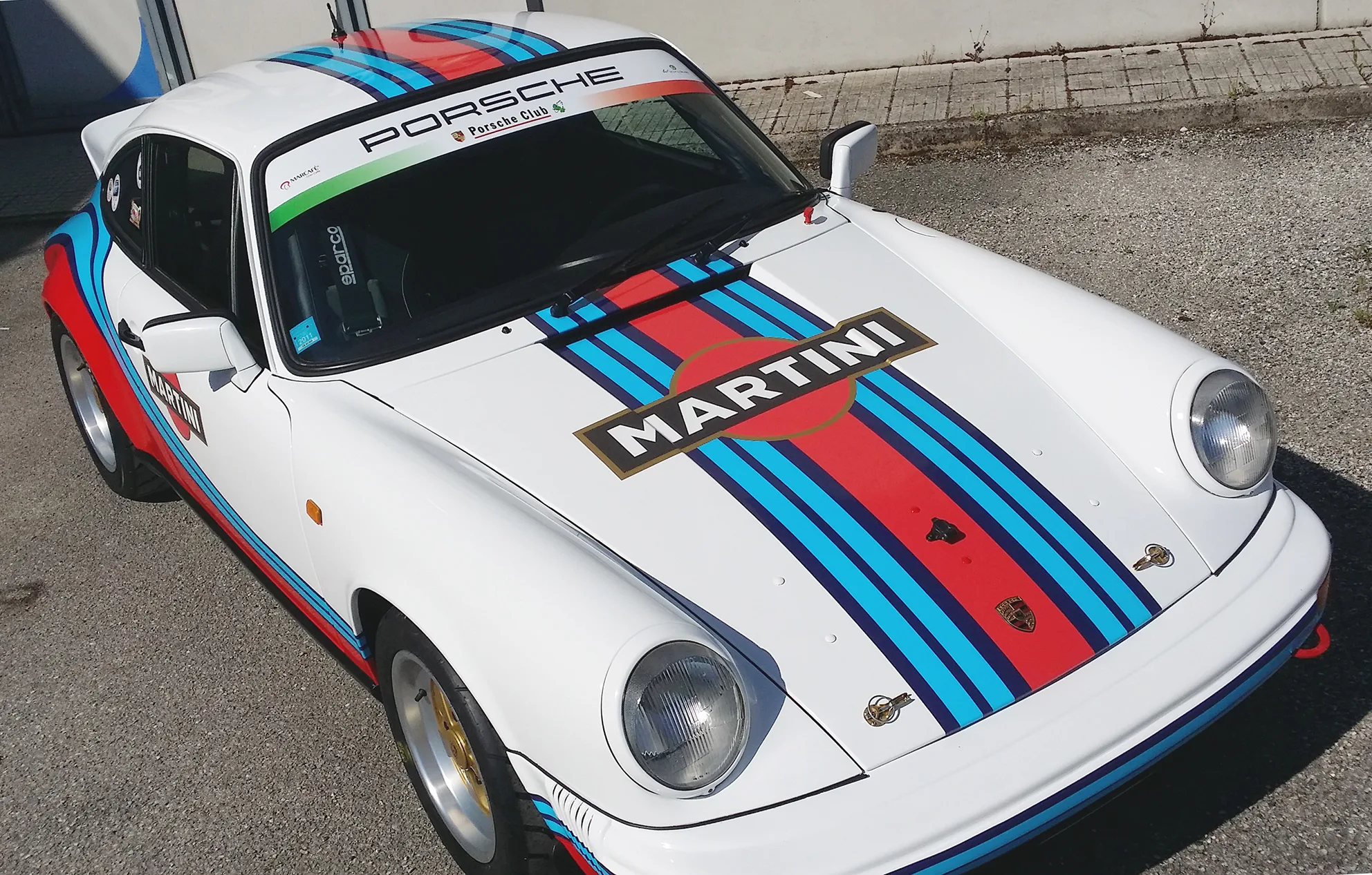 Porsche 911 SC - Car Wrapping replica Martini