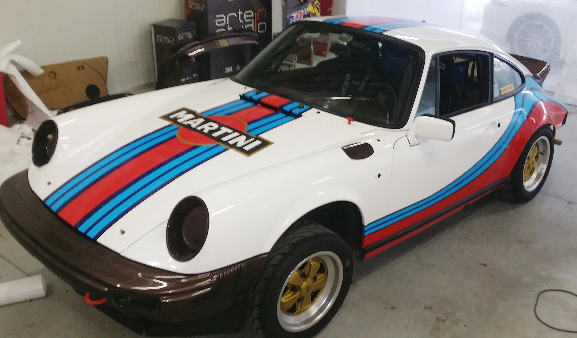 Porsche 911 SC - Car Wrapping replica Martini
